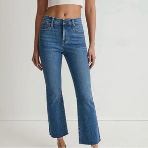 Madewell mid-rise kick out flare jeans